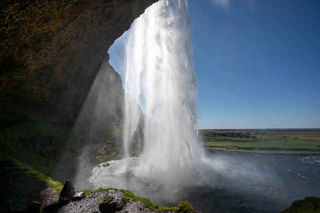 Free download waterfall seljalandsfoss iceland free picture to be edited with GIMP free online image editor