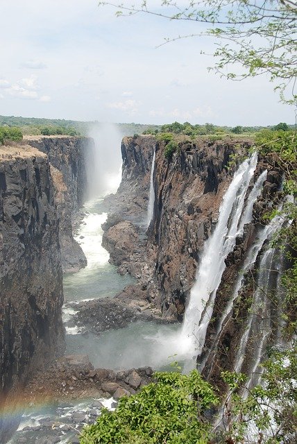 Sjabloon Foto Watervallen Natuur Landschap - voor OffiDocs