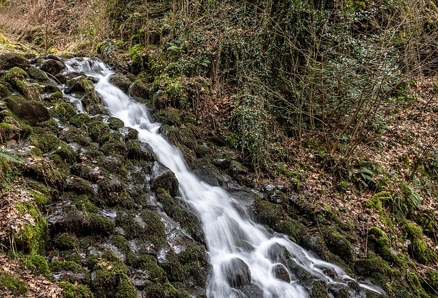Free download Waterfall Volcanic Stones Water -  free photo or picture to be edited with GIMP online image editor