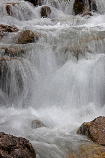 Free download Waterfall Water Bach Mountain -  free photo or picture to be edited with GIMP online image editor