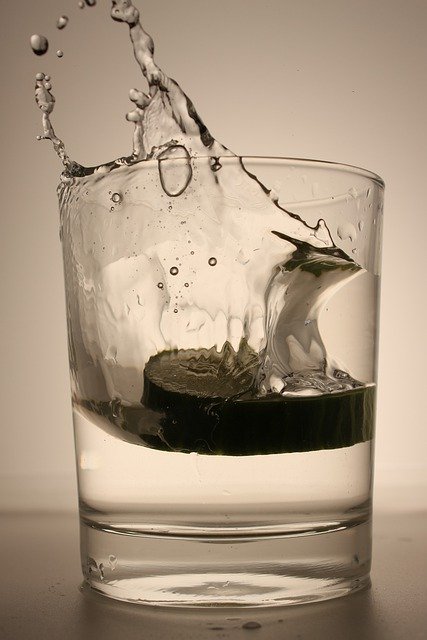 Template Photo Water Glass Cucumber -  for OffiDocs