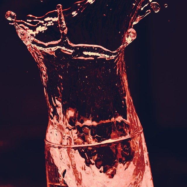 Free download Water Glass Red Dissolved -  free photo or picture to be edited with GIMP online image editor