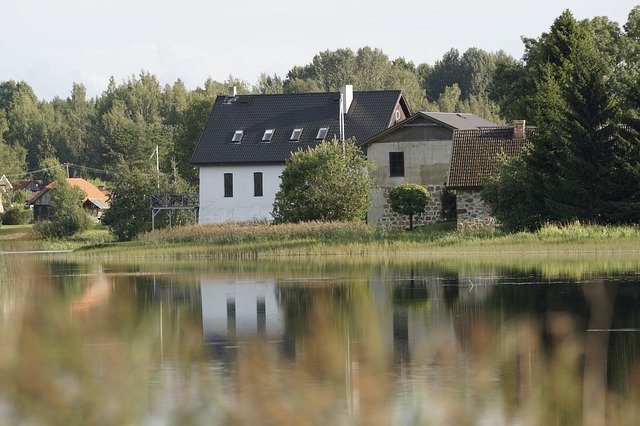 Free download Water Green Trees -  free photo or picture to be edited with GIMP online image editor