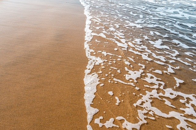 Free download Water Sand Beach -  free photo or picture to be edited with GIMP online image editor