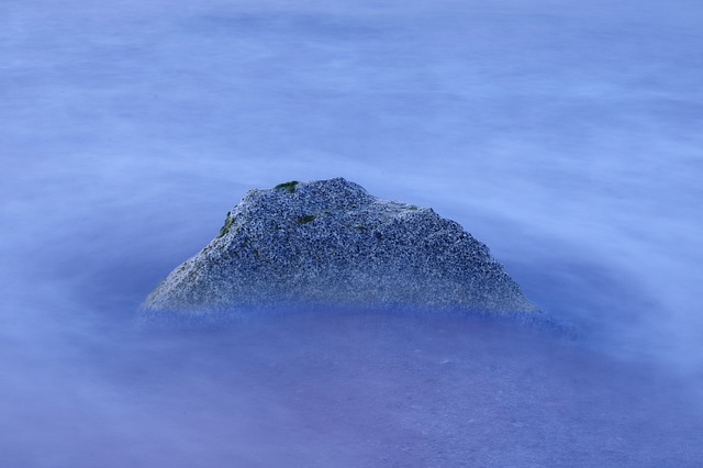 Free download water sea stone summer blue wave free picture to be edited with GIMP free online image editor