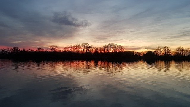 Free download Water Sky River -  free photo or picture to be edited with GIMP online image editor