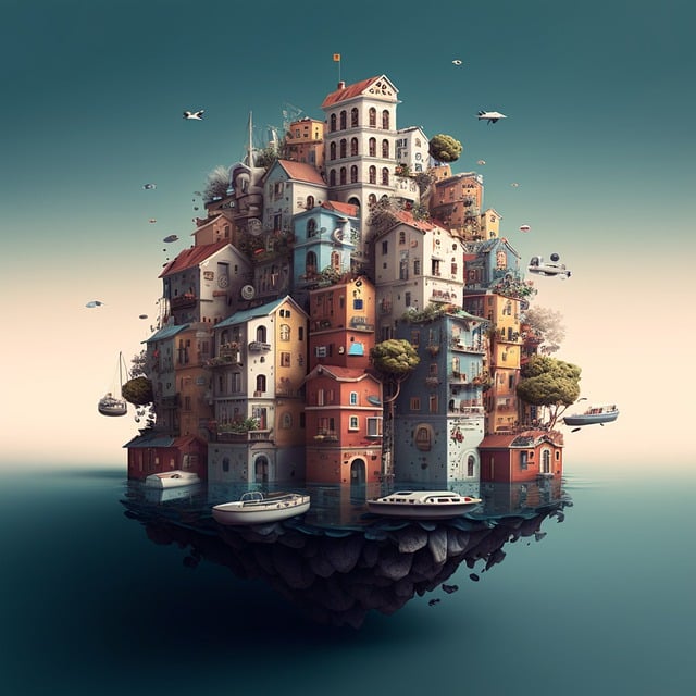 Free download water sky sea building house city free picture to be edited with GIMP free online image editor