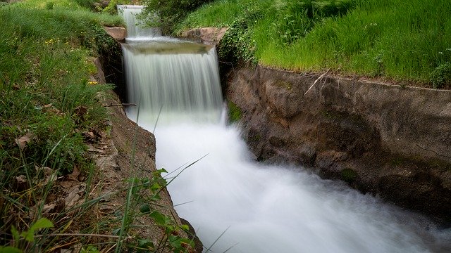 دانلود رایگان کانال آبشار - عکس یا عکس رایگان قابل ویرایش با ویرایشگر تصویر آنلاین GIMP