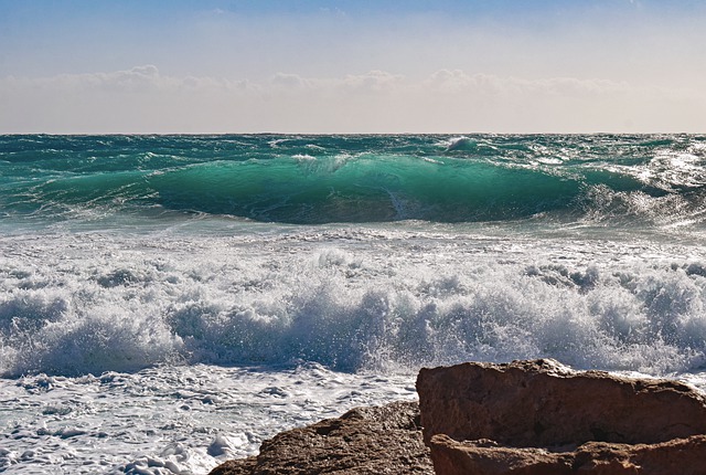 Free download waves beach sea water travel free picture to be edited with GIMP free online image editor