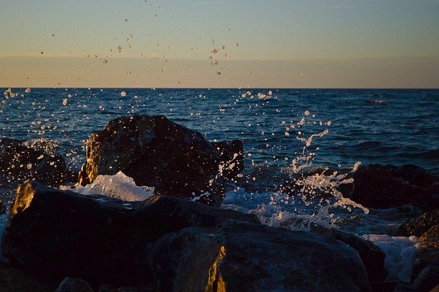 Free download Waves Rock Scum -  free photo or picture to be edited with GIMP online image editor