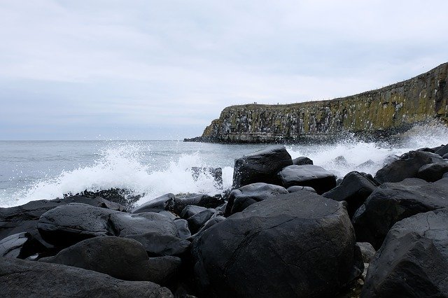 Free download Waves Shore Rocks -  free photo or picture to be edited with GIMP online image editor