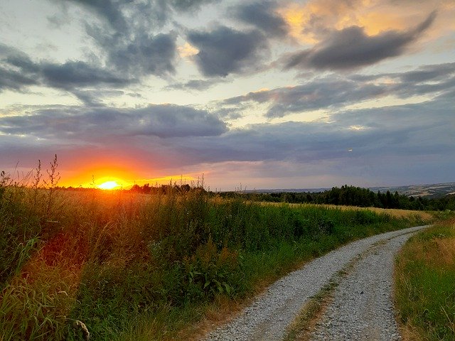 Bezpłatne pobieranie Way West The Sun - bezpłatne zdjęcie lub obraz do edycji za pomocą internetowego edytora obrazów GIMP