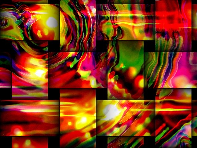 Free download Weave Colorful Lichtspiel -  free illustration to be edited with GIMP free online image editor