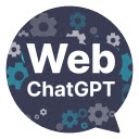 WebChatGPT: ChatGPT with internet access  screen for extension Chrome web store in OffiDocs Chromium