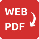 Web to PDF  screen for extension Chrome web store in OffiDocs Chromium