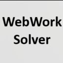 WebWork Solver  screen for extension Chrome web store in OffiDocs Chromium