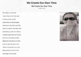 Free download We Create Our Own Time free photo or picture to be edited with GIMP online image editor