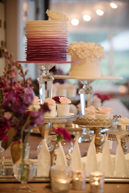 Free download wedding cake modern white pink free picture to be edited with GIMP free online image editor
