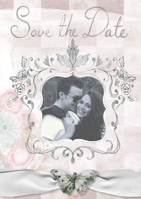 Gratis download Huwelijksuitnodiging op maat - gratis illustratie om te bewerken met de gratis online afbeeldingseditor van GIMP