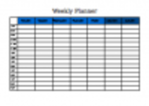 Baixe gratuitamente o modelo Weekly Business Planner Microsoft Word, Excel ou Powerpoint gratuito para ser editado com LibreOffice online ou OpenOffice Desktop online