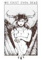 Free download WE EXIST EVEN DEAD False Gods design (T-Shirt) free photo or picture to be edited with GIMP online image editor