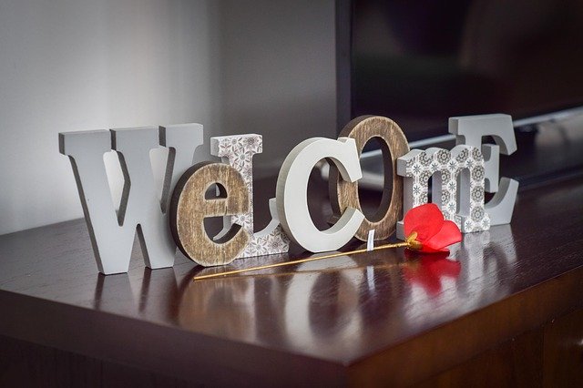 Free download Welcome Home House -  free photo or picture to be edited with GIMP online image editor