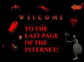 Free download Welcome to the Last Page of the Internet (Old Gif) free photo or picture to be edited with GIMP online image editor