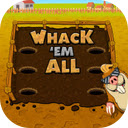 Whack Em All Game Hit the moles and avoid the bombs!  screen for extension Chrome web store in OffiDocs Chromium