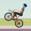 Wheelie Bike: A Racing Bicycle Game  screen for extension Chrome web store in OffiDocs Chromium