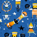Whimsical Circus Pattern  screen for extension Chrome web store in OffiDocs Chromium
