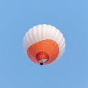 White and Orange Hot Air Balloon  screen for extension Chrome web store in OffiDocs Chromium