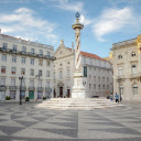 White buildings  screen for extension Chrome web store in OffiDocs Chromium