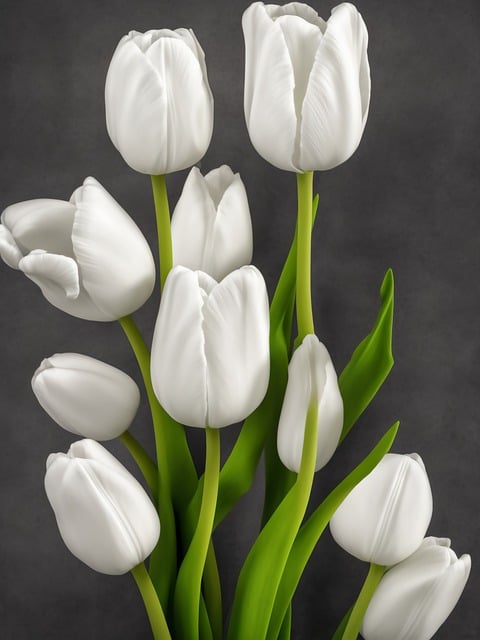 Free download white flowers tulips white tulips free picture to be edited with GIMP free online image editor