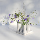 White flower vase  screen for extension Chrome web store in OffiDocs Chromium