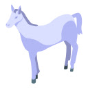 White Horse Galloping Through Winter  screen for extension Chrome web store in OffiDocs Chromium