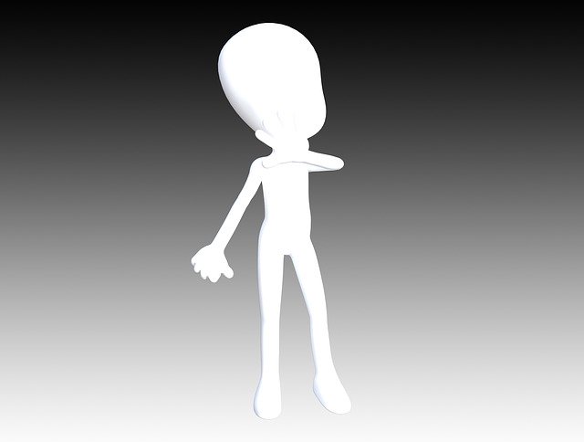 Free download White Male 3D Model Figure -  free illustration to be edited with GIMP free online image editor