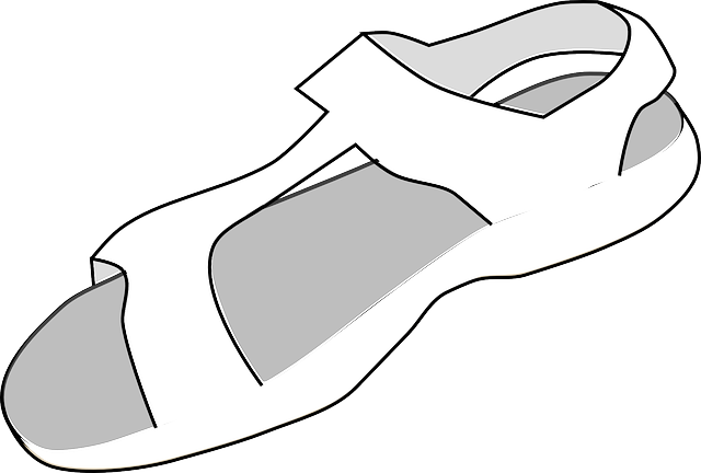 Free download White Sandal Shoe - Free vector graphic on Pixabay free illustration to be edited with GIMP free online image editor