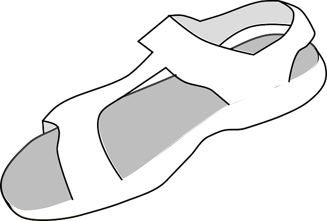 Free download White Sandal Shoe - Free vector graphic on Pixabay free illustration to be edited with GIMP free online image editor