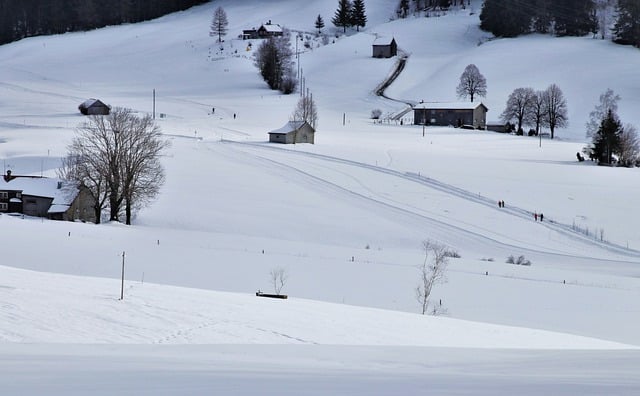 Free download white snowy landscape alpine free picture to be edited with GIMP free online image editor