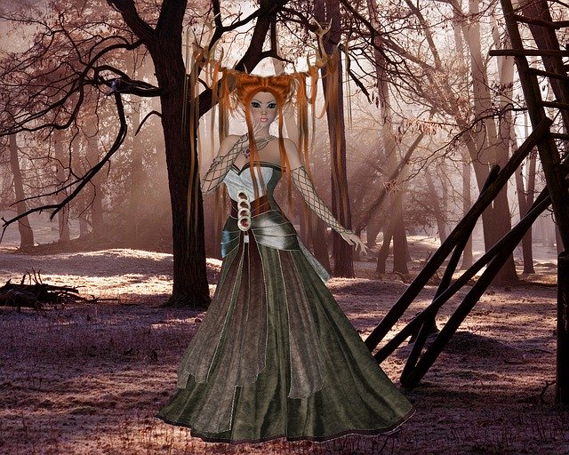 Free download Wicca Fairy Faerie -  free illustration to be edited with GIMP free online image editor