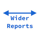 Wider Reports  screen for extension Chrome web store in OffiDocs Chromium