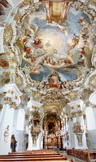 Ücretsiz indir Wieskirche Wies Kilisesi - GIMP çevrimiçi resim düzenleyiciyle düzenlenecek ücretsiz fotoğraf veya resim