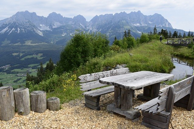 הורדה חינם Wilderkaiser Nature Idyllic - תמונה או תמונה בחינם לעריכה עם עורך התמונות המקוון GIMP