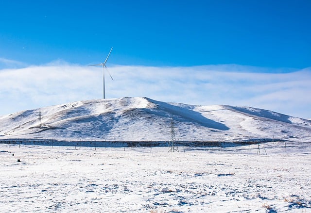 Free download wind generator clouds hill winter free picture to be edited with GIMP free online image editor
