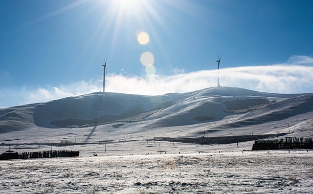 Free download wind generator winter hill season free picture to be edited with GIMP free online image editor