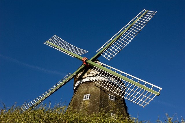 Free download Windmill Mill Historically -  free photo or picture to be edited with GIMP online image editor