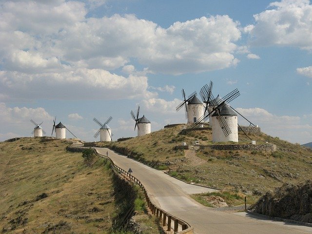 Free download windmills don quixote windmill hill free picture to be edited with GIMP free online image editor