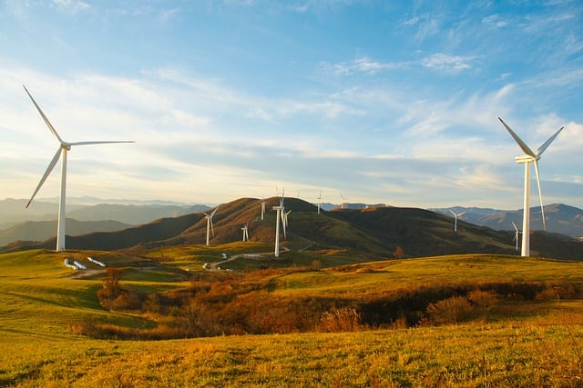 Free download windmills environment nature sunset free picture to be edited with GIMP free online image editor