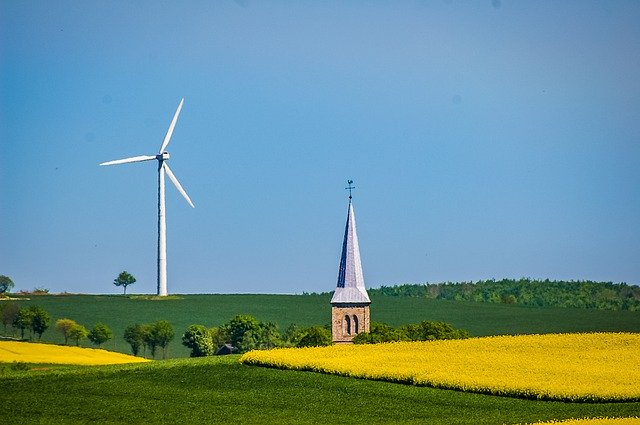Template Photo Windmill Steeple Oilseed Rape -  for OffiDocs