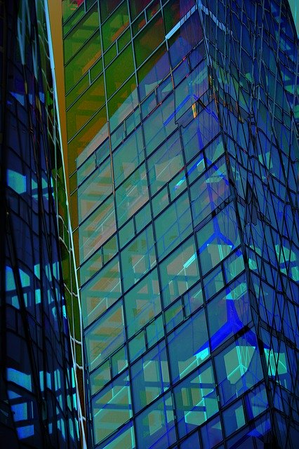 Download gratuito Window Blue Glass House - foto o immagine gratuita da modificare con l'editor di immagini online di GIMP